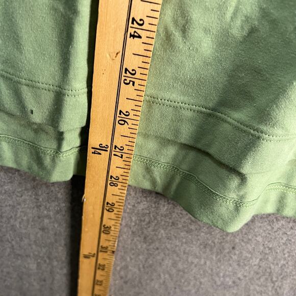 Cuddl Duds Cotton Heart Oversized Tunic Tee Seagrass Green Medium - Picture 5 of 8